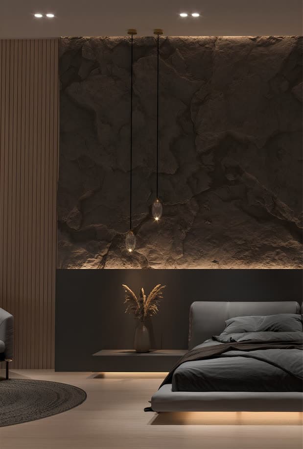 PU stone panel, bedroom