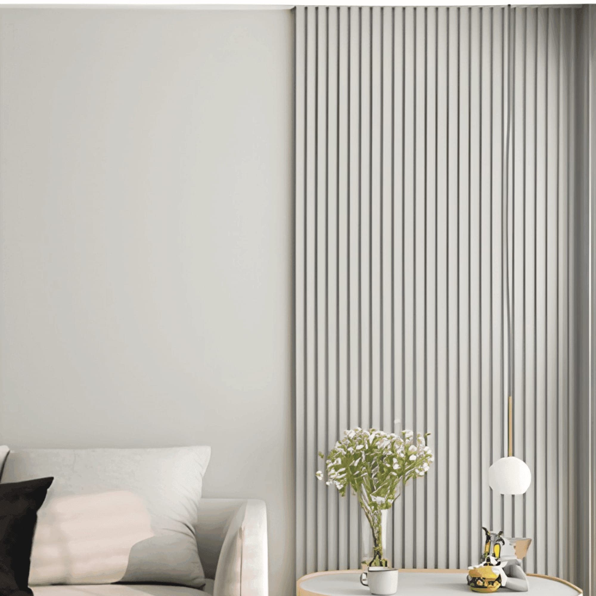 Grid panel wall, forest green