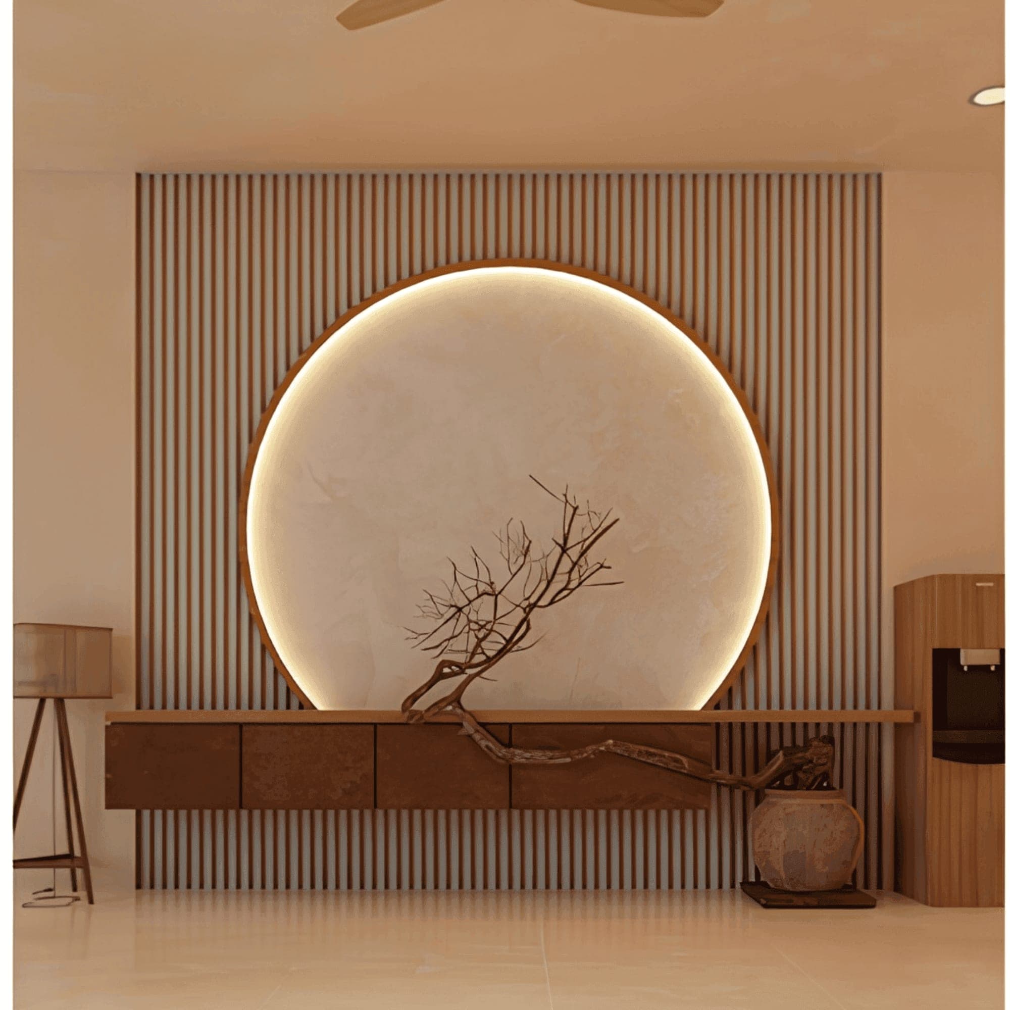 Panel wall, gallery styling